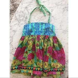 Platinum Matilda Jane girls halter sundress dress